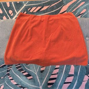 Stylish Orange Women's Skirt
